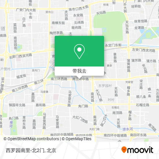 西罗园南里-北2门地图