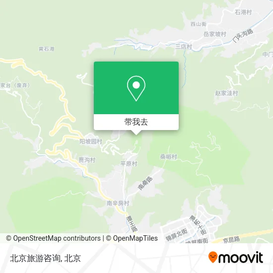 北京旅游咨询地图