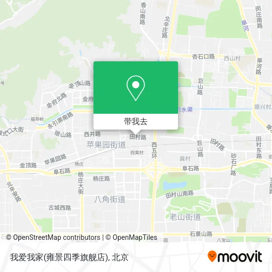 我爱我家(雍景四季旗舰店)地图