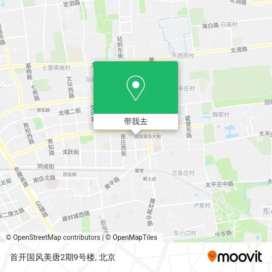 首开国风美唐2期9号楼地图