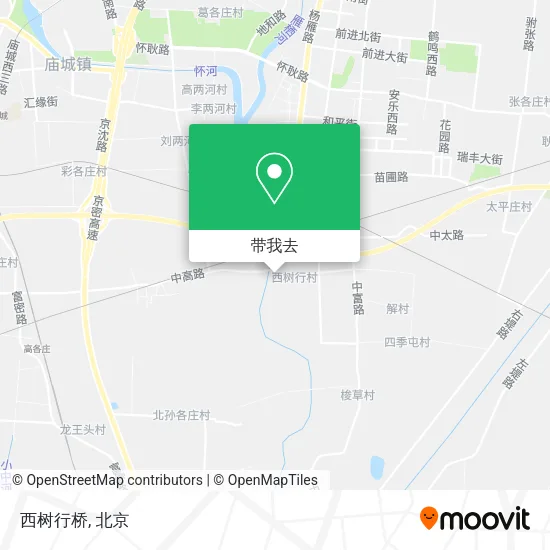 西树行桥地图