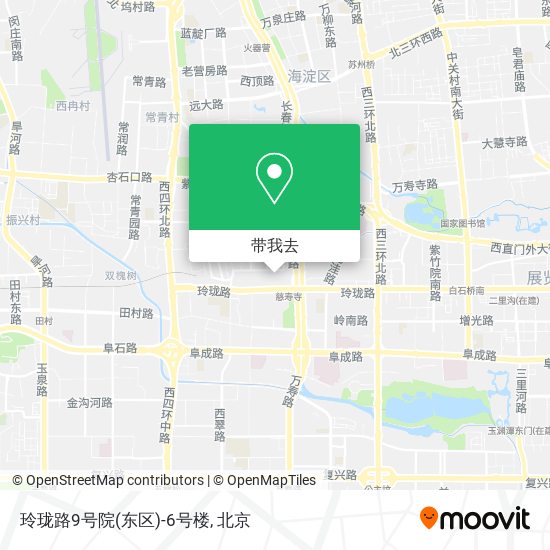 玲珑路9号院(东区)-6号楼地图