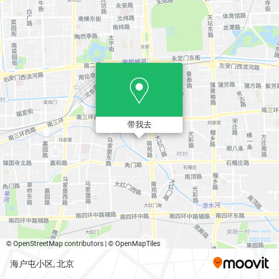 海户屯小区地图