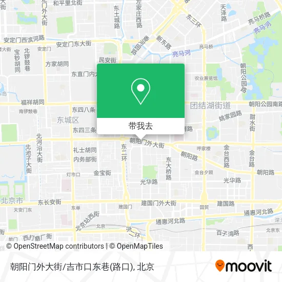 朝阳门外大街/吉市口东巷(路口)地图