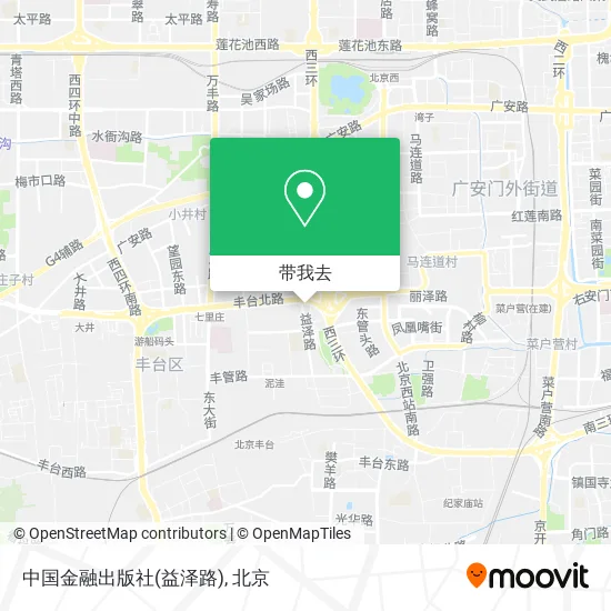 中国金融出版社(益泽路)地图