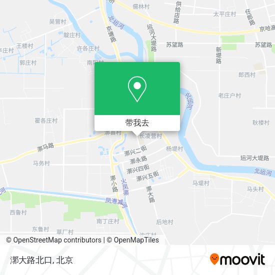 漷大路北口地图