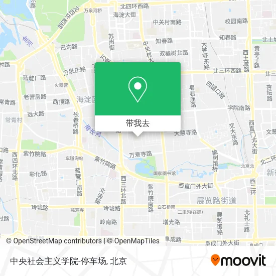 中央社会主义学院-停车场地图