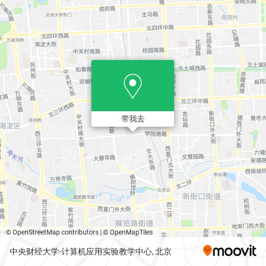 中央财经大学-计算机应用实验教学中心地图