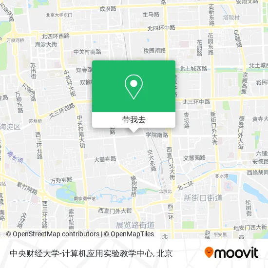 中央财经大学-计算机应用实验教学中心地图
