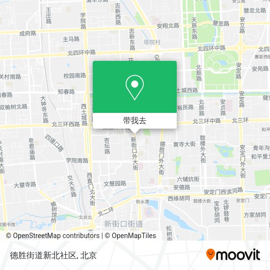 德胜街道新北社区地图