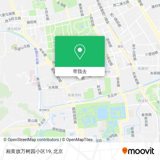 厢黄旗万树园小区19地图