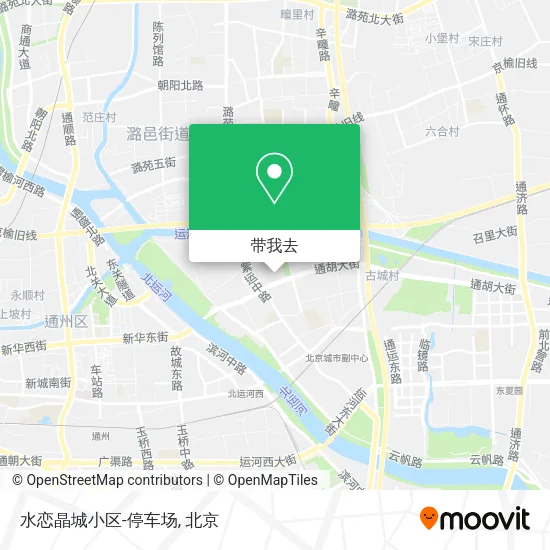 水恋晶城小区-停车场地图