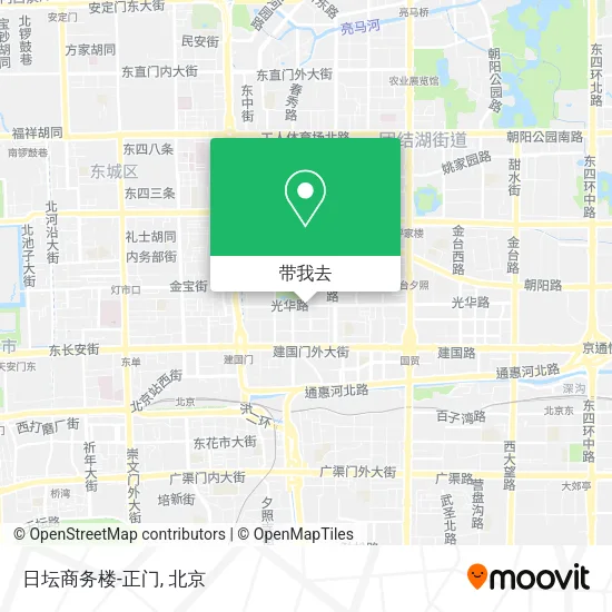 日坛商务楼-正门地图