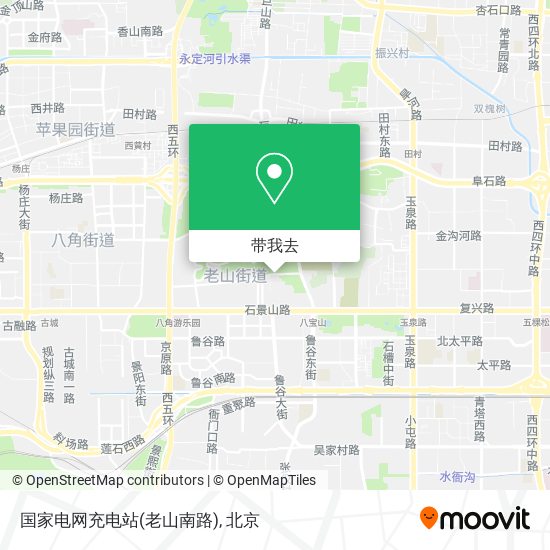 国家电网充电站(老山南路)地图