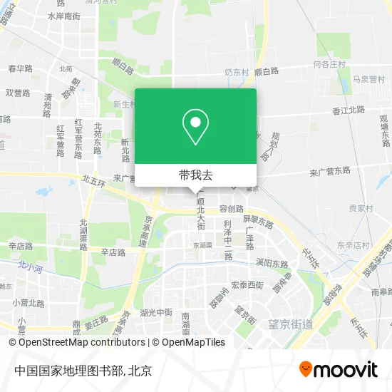 中国国家地理图书部地图