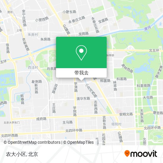 农大小区地图