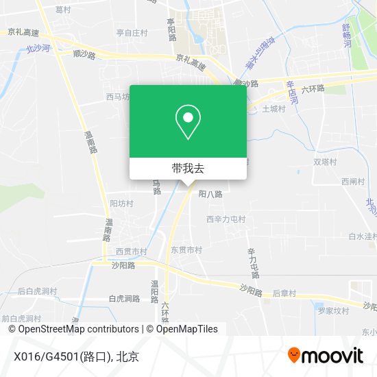 X016/G4501(路口)地图