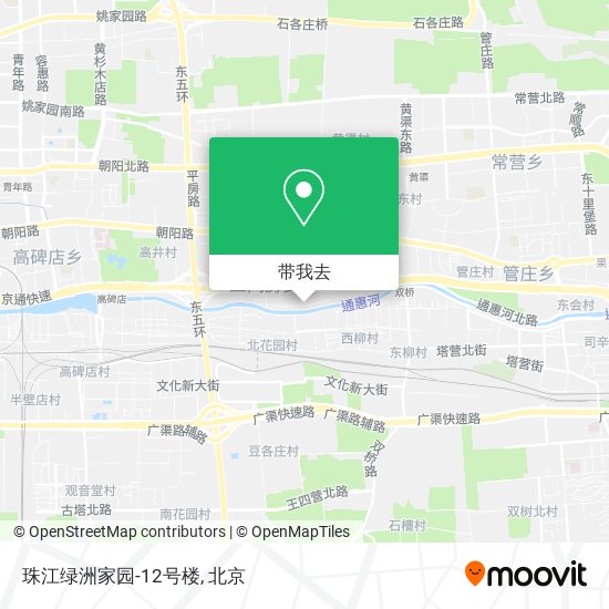 珠江绿洲家园-12号楼地图