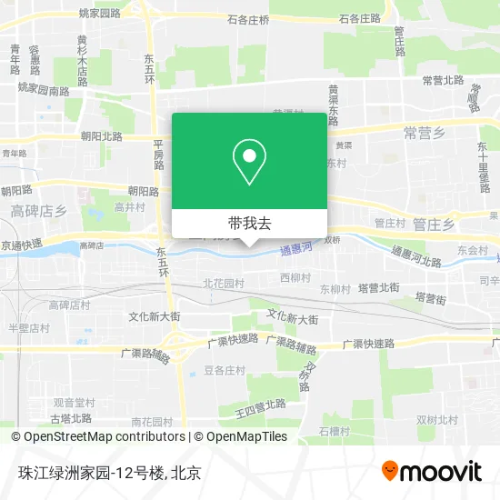 珠江绿洲家园-12号楼地图