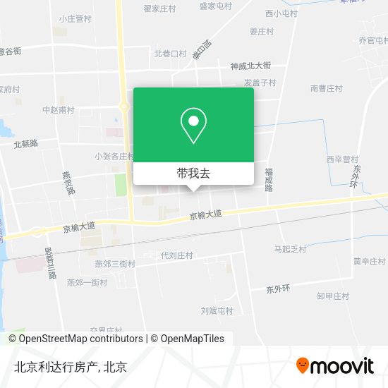北京利达行房产地图
