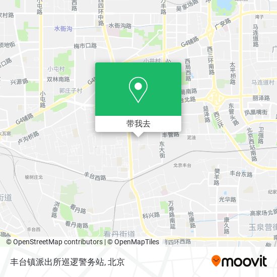 丰台镇派出所巡逻警务站地图