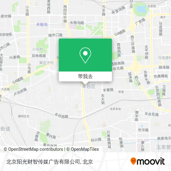 北京阳光财智传媒广告有限公司地图
