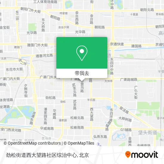 劲松街道西大望路社区综治中心地图