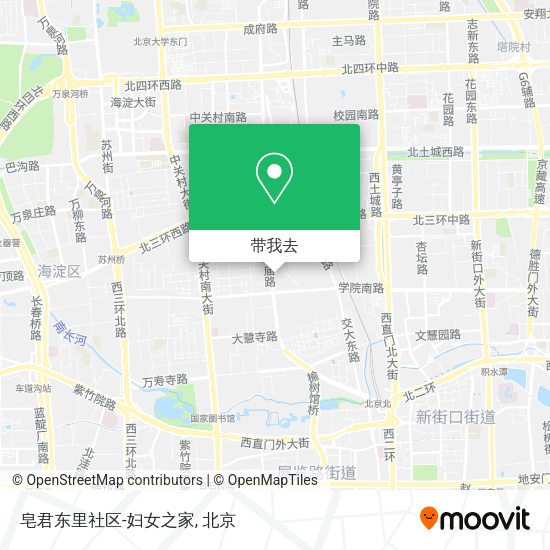 皂君东里社区-妇女之家地图
