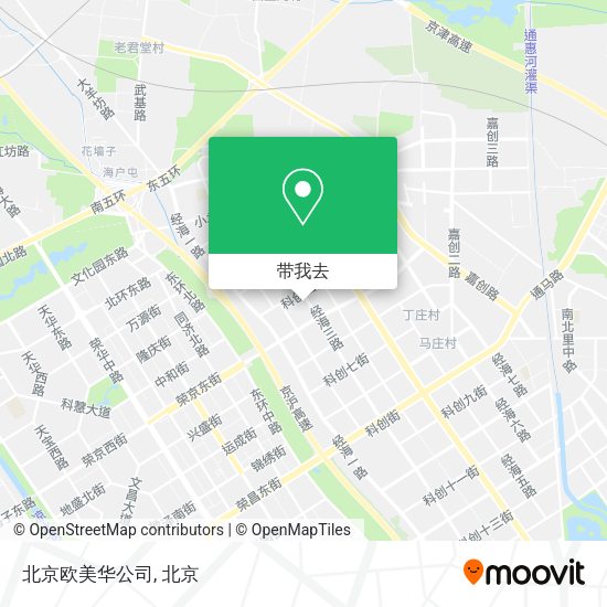 北京欧美华公司地图
