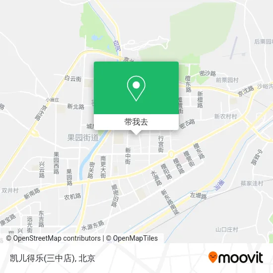 凯儿得乐(三中店)地图