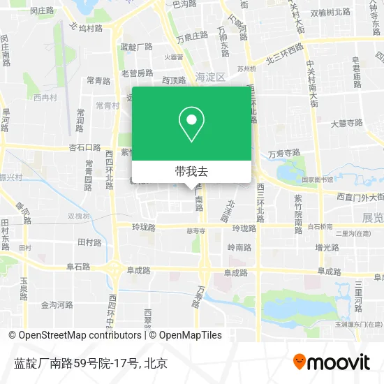 蓝靛厂南路59号院-17号地图