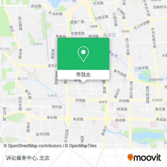 诉讼服务中心地图