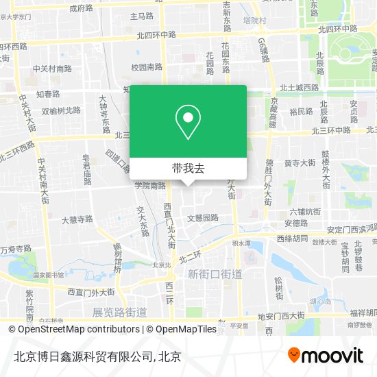 北京博日鑫源科贸有限公司地图