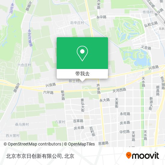 北京市京日创新有限公司地图