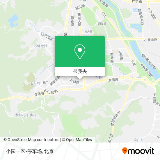小园一区-停车场地图