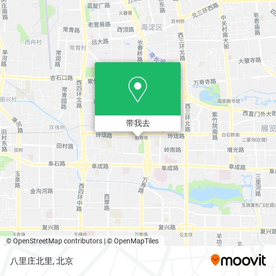 八里庄北里地图