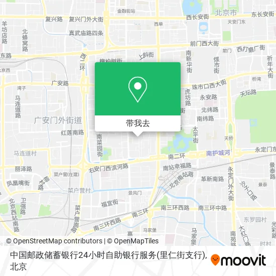 中国邮政储蓄银行24小时自助银行服务(里仁街支行)地图