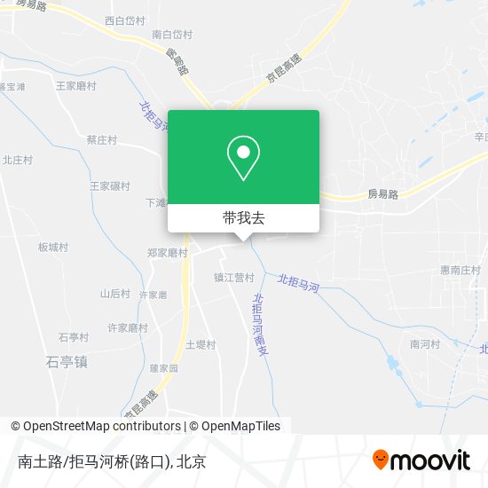 南土路/拒马河桥(路口)地图