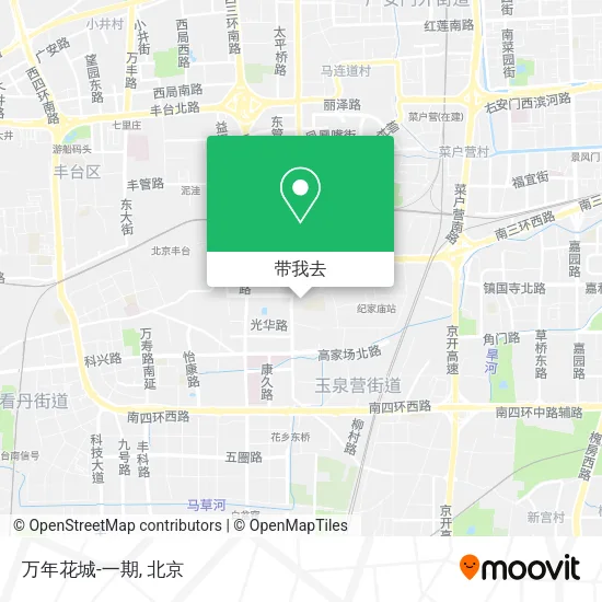 万年花城-一期地图