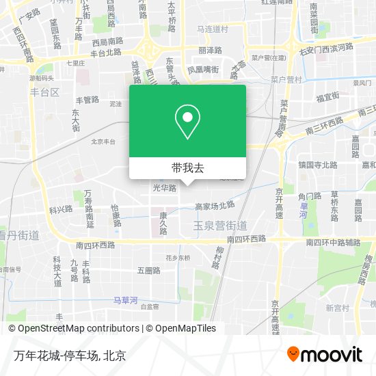 万年花城-停车场地图