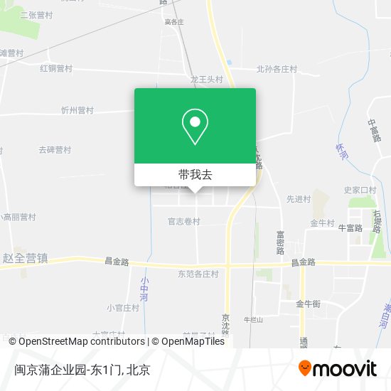 闽京蒲企业园-东1门地图
