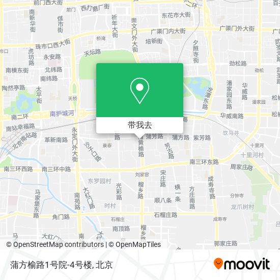蒲方榆路1号院-4号楼地图