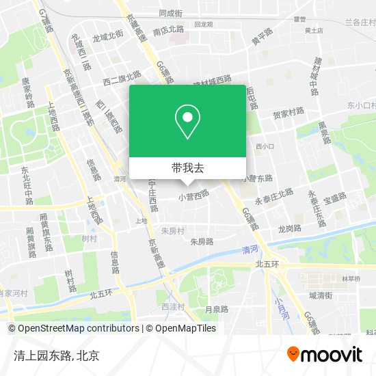 清上园东路地图