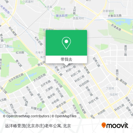 远洋椿萱茂(北京亦庄)老年公寓地图