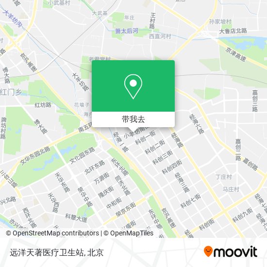远洋天著医疗卫生站地图