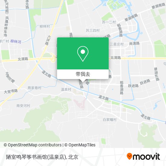 陋室鸣琴筝书画馆(温泉店)地图