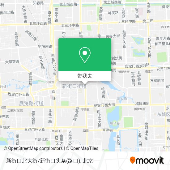 新街口北大街/新街口头条(路口)地图