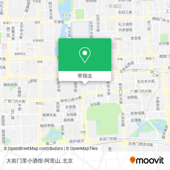 大前门里小酒馆-阿里山地图