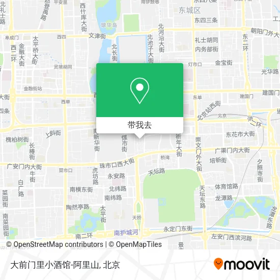 大前门里小酒馆-阿里山地图