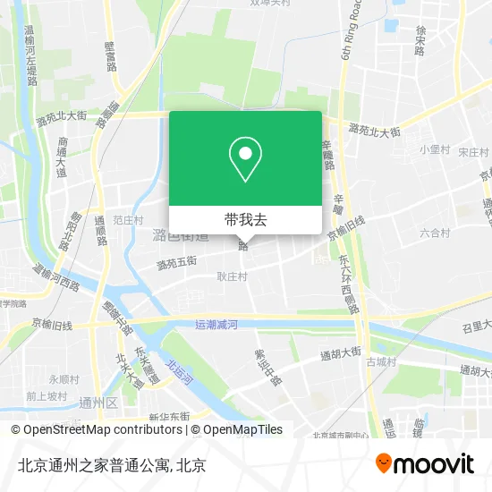 北京通州之家普通公寓地图
